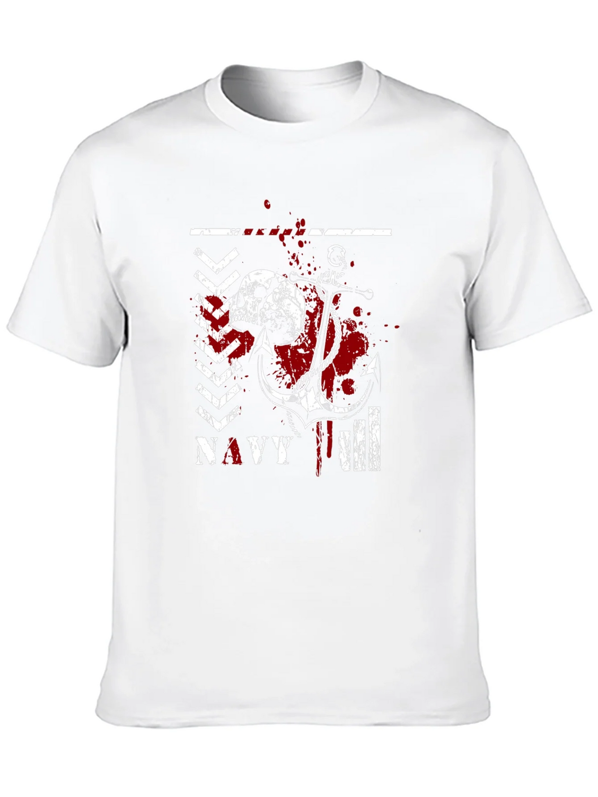 Navy Skull & Anchor Graphic Tee product image 9