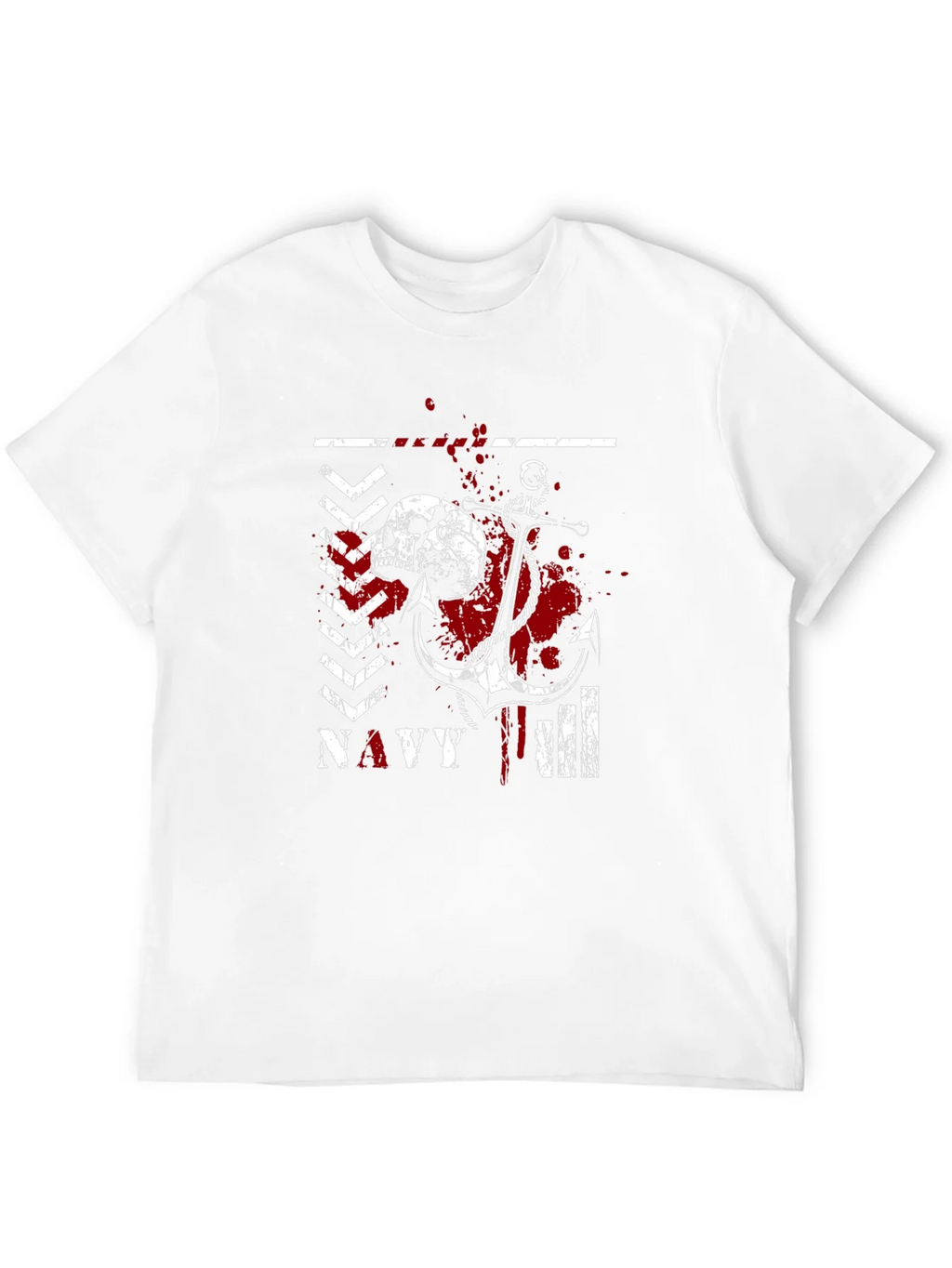Navy Skull & Anchor Graphic Tee product image 11