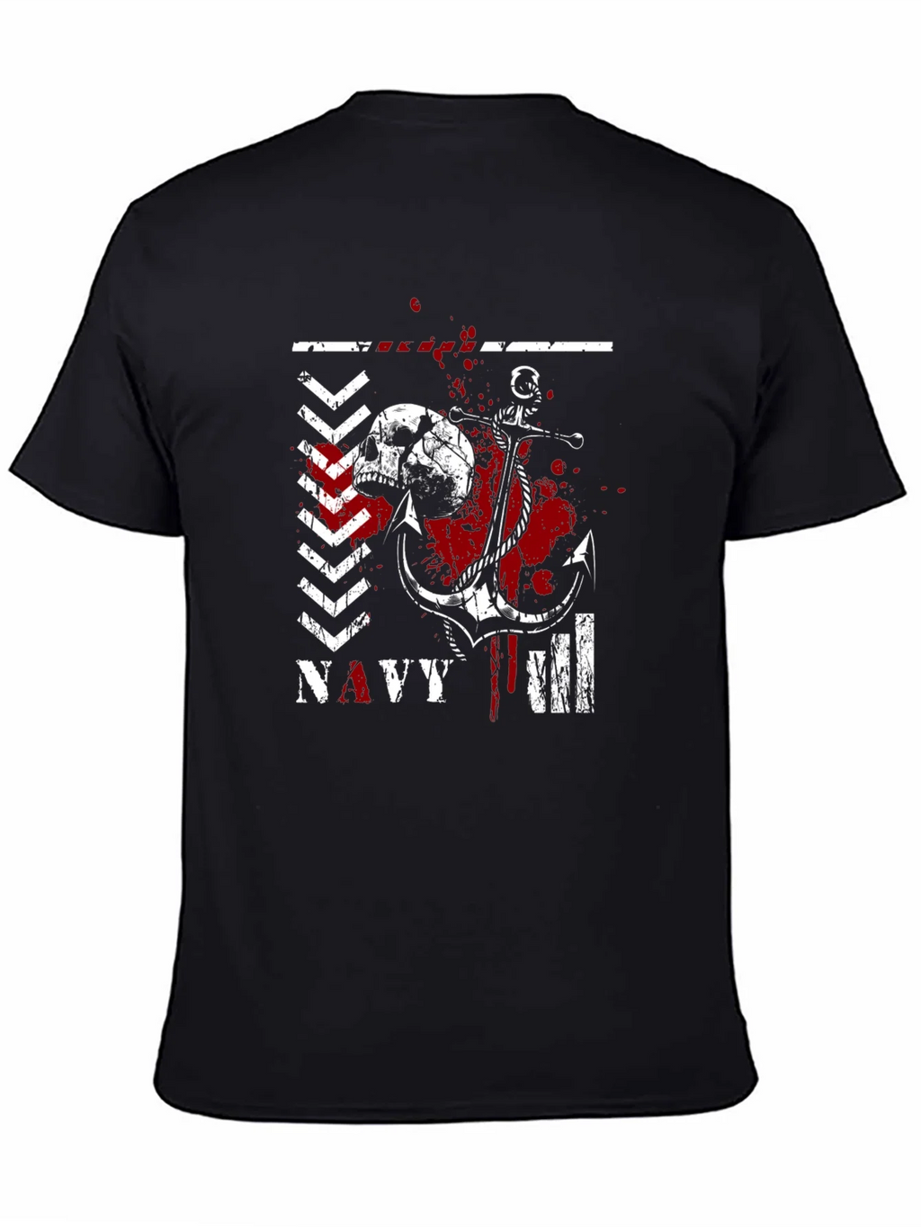 Navy Skull & Anchor Graphic Tee product image 4