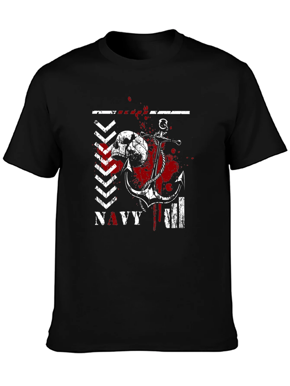 Navy Skull & Anchor Graphic Tee product image 3