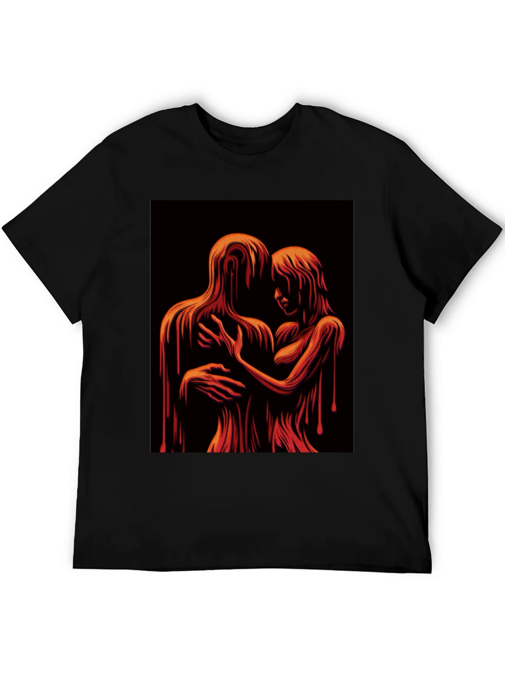 Melting Embrace Graphic Tee - Unique Art T-Shirt product image 5