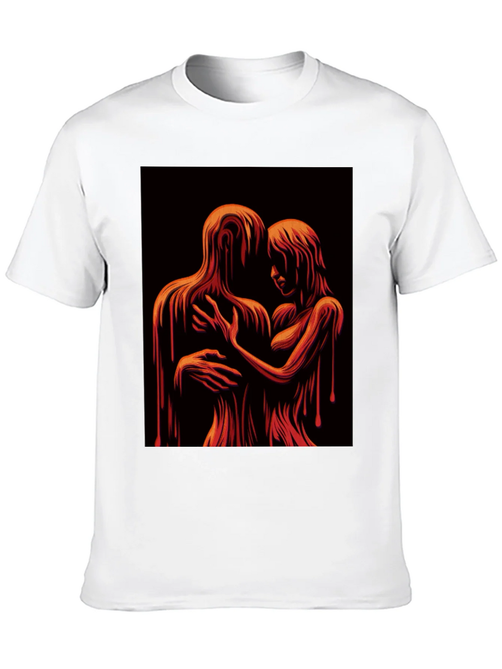 Melting Embrace Graphic Tee - Unique Art T-Shirt product image 9