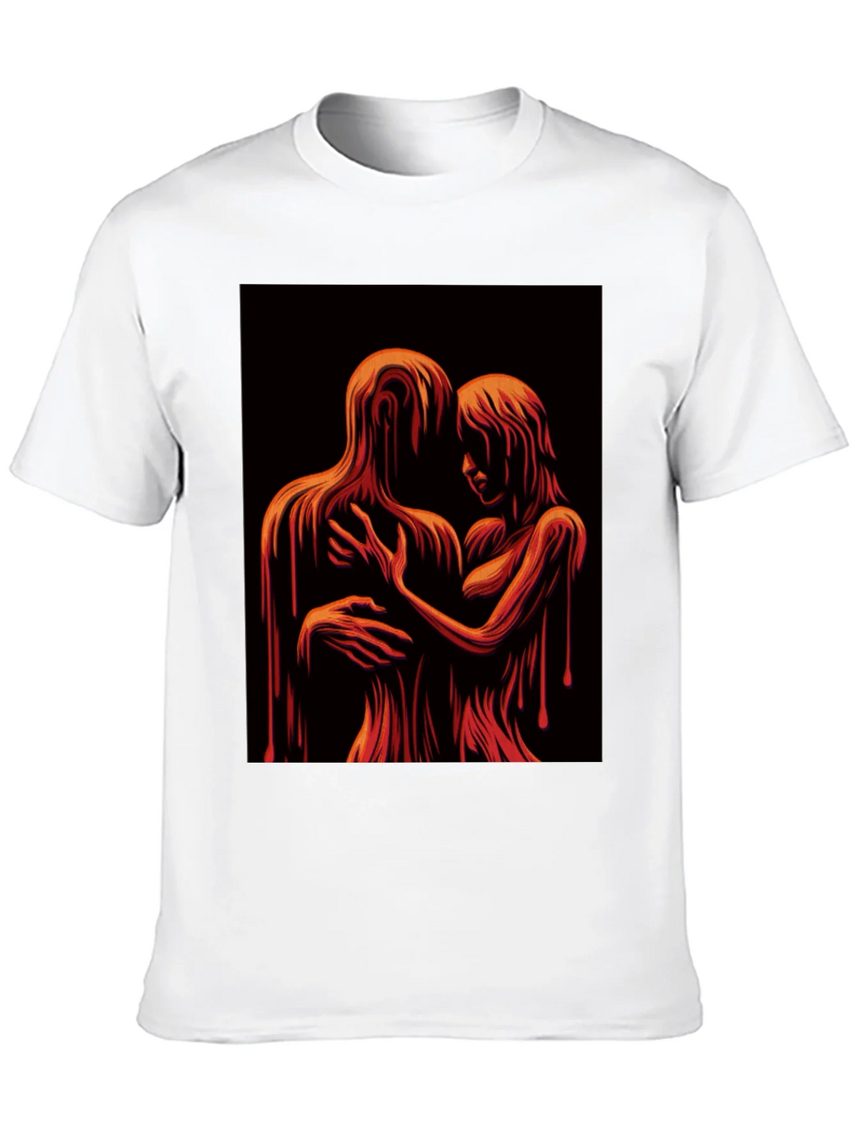 Melting Embrace Graphic Tee - Unique Art T-Shirt product image 9