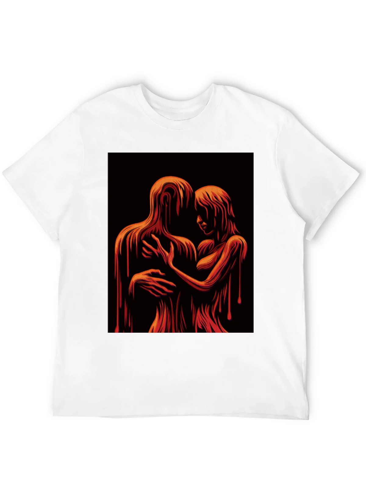 Melting Embrace Graphic Tee - Unique Art T-Shirt product image 11