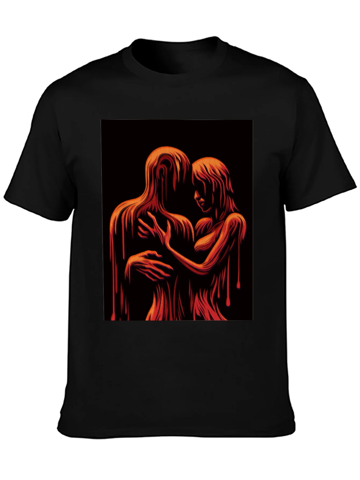 Melting Embrace Graphic Tee - Unique Art T-Shirt product image 3