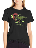 Dino Samurai T-Shirt - Black product image 1