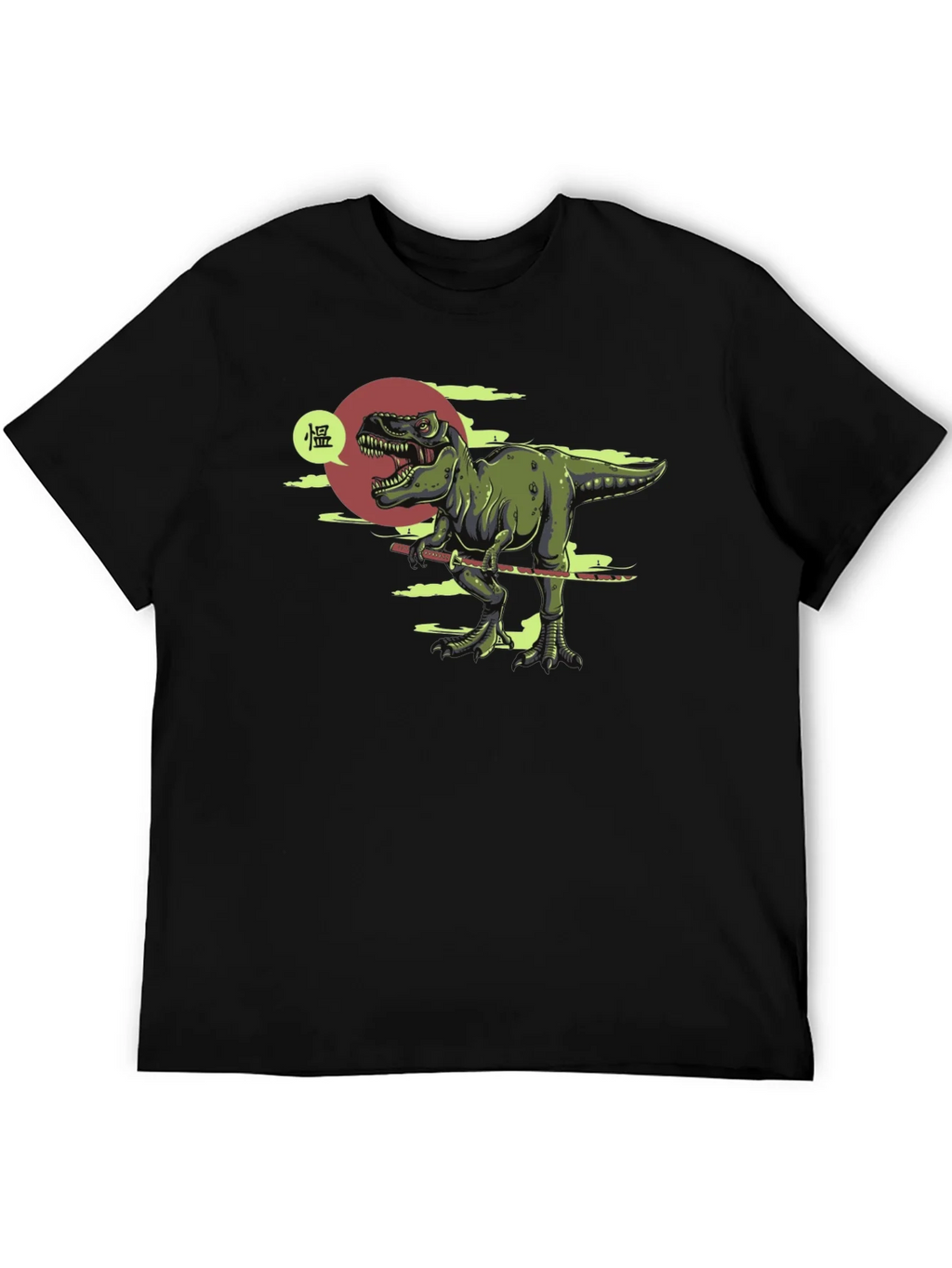 Dino Samurai T-Shirt - Black product image 2