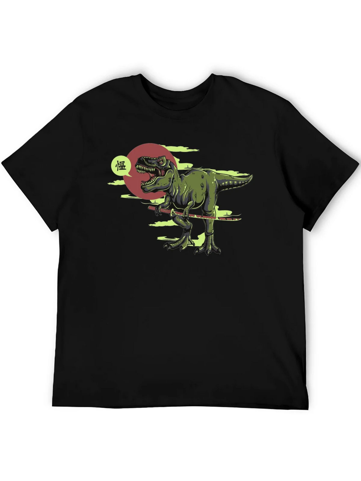 Dino Samurai T-Shirt - Black product image 2