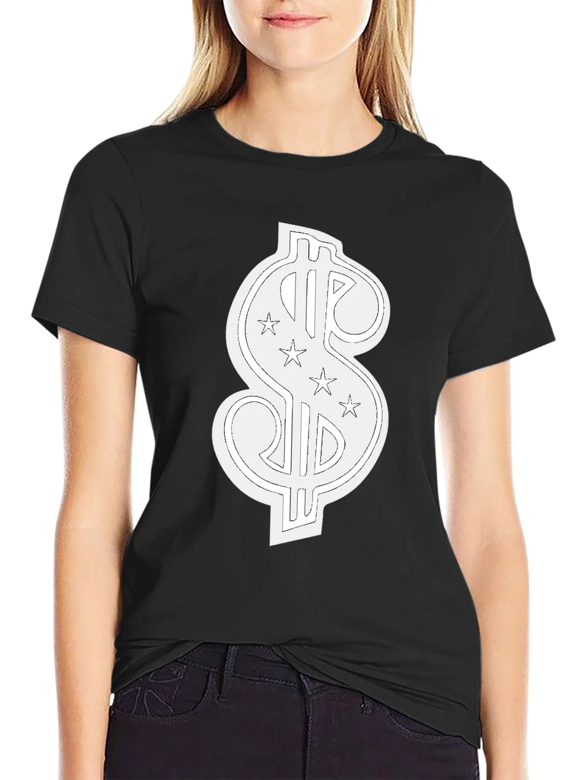 Dollar Sign T-Shirt - Black product image 2