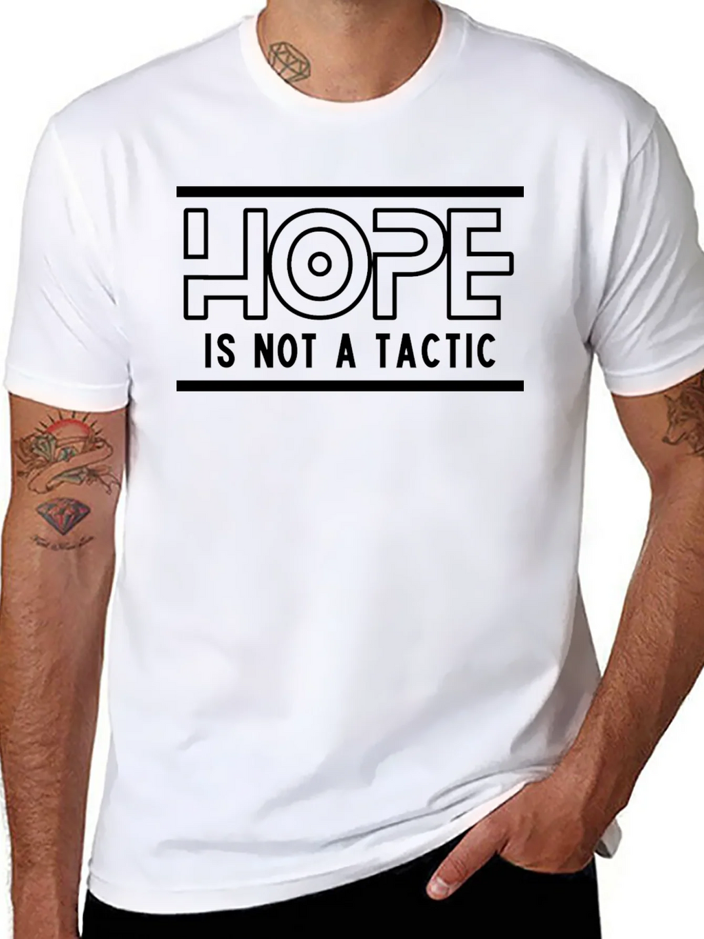 Hope Is Not A Tactic Graphic T-Shirt product image 3