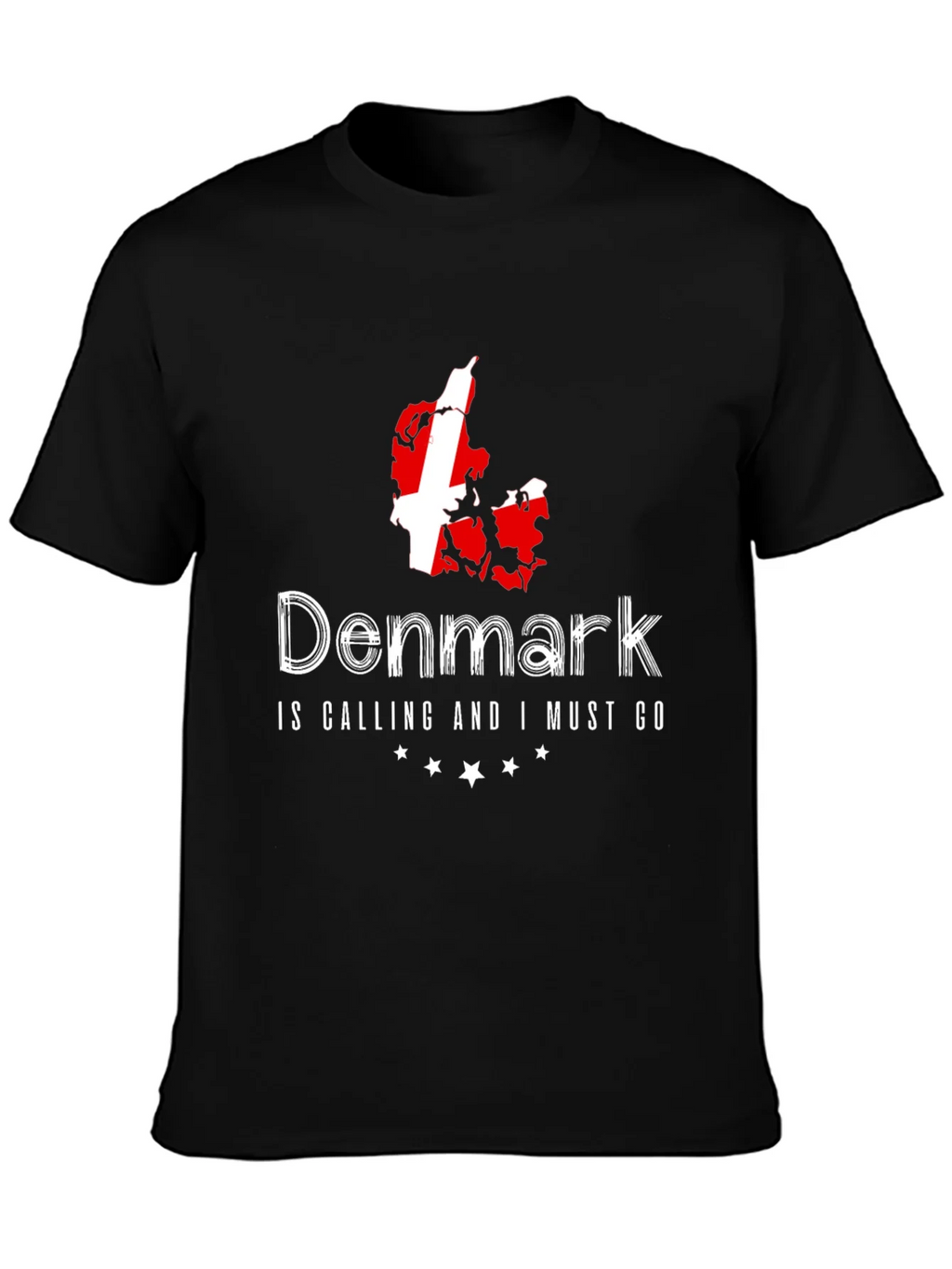 Denmark Calling Black T-Shirt product image 3
