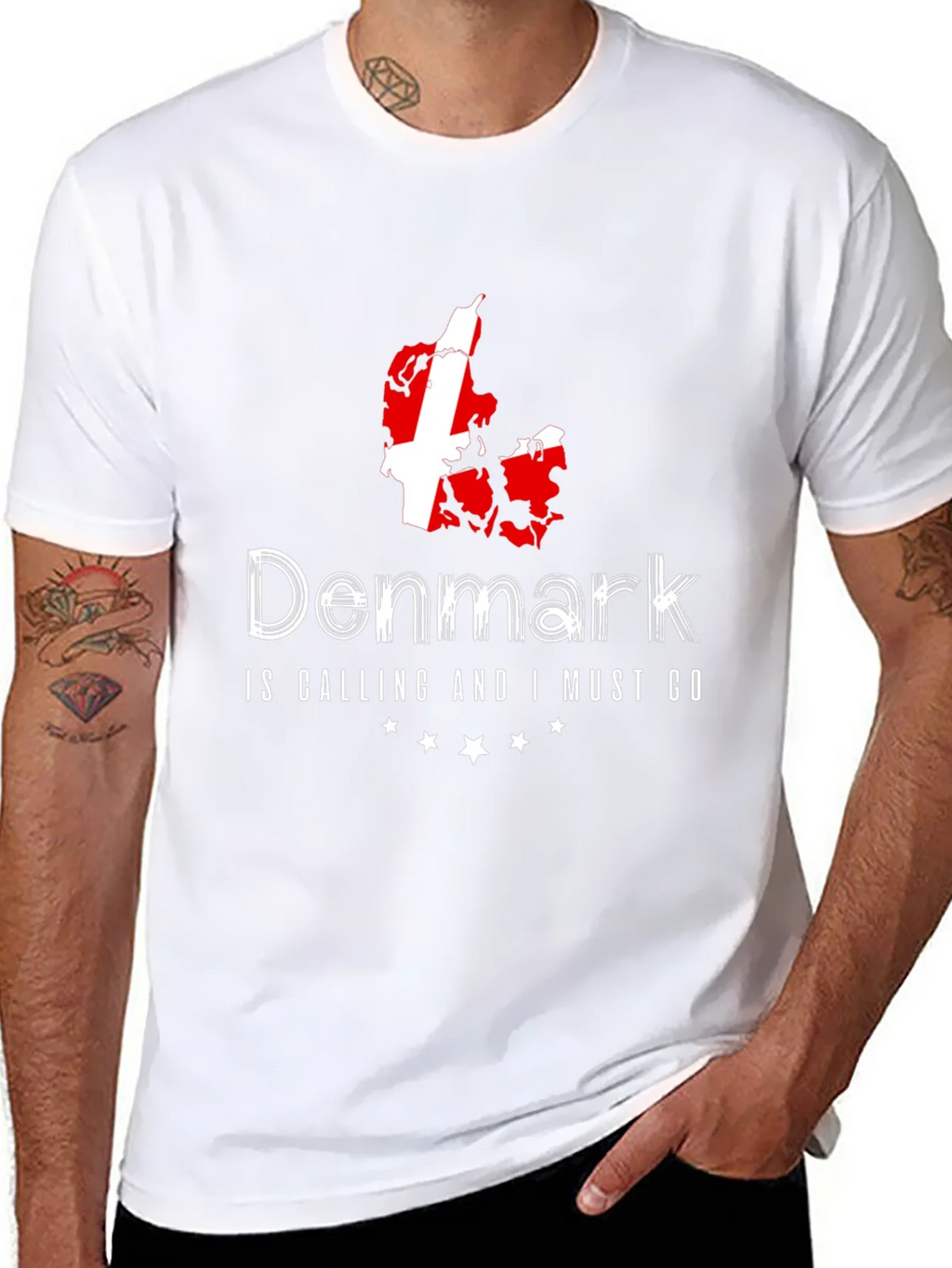 Denmark Calling Black T-Shirt product image 7