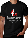 Denmark Calling Black T-Shirt product image 1