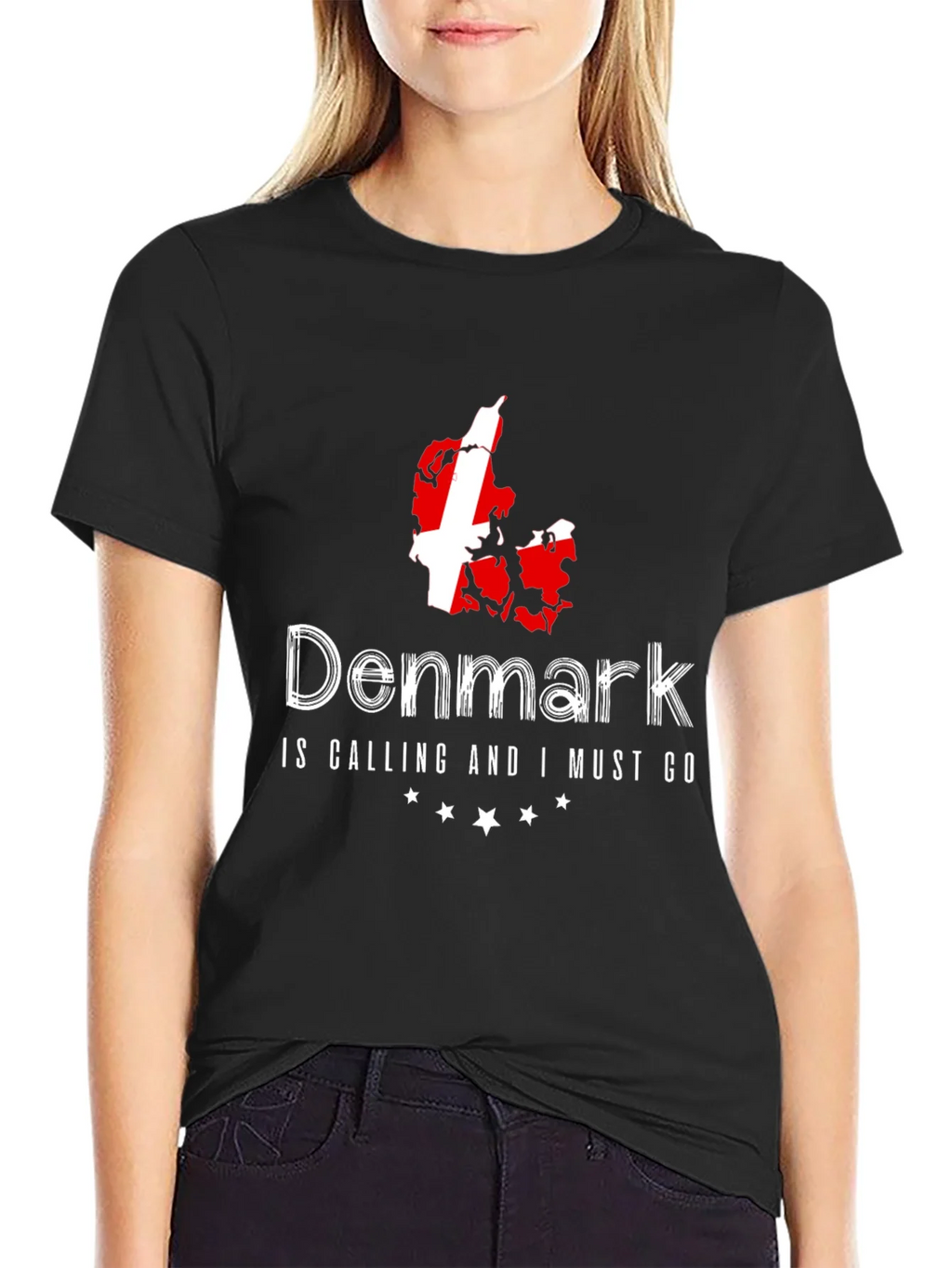 Denmark Calling Black T-Shirt product image 2