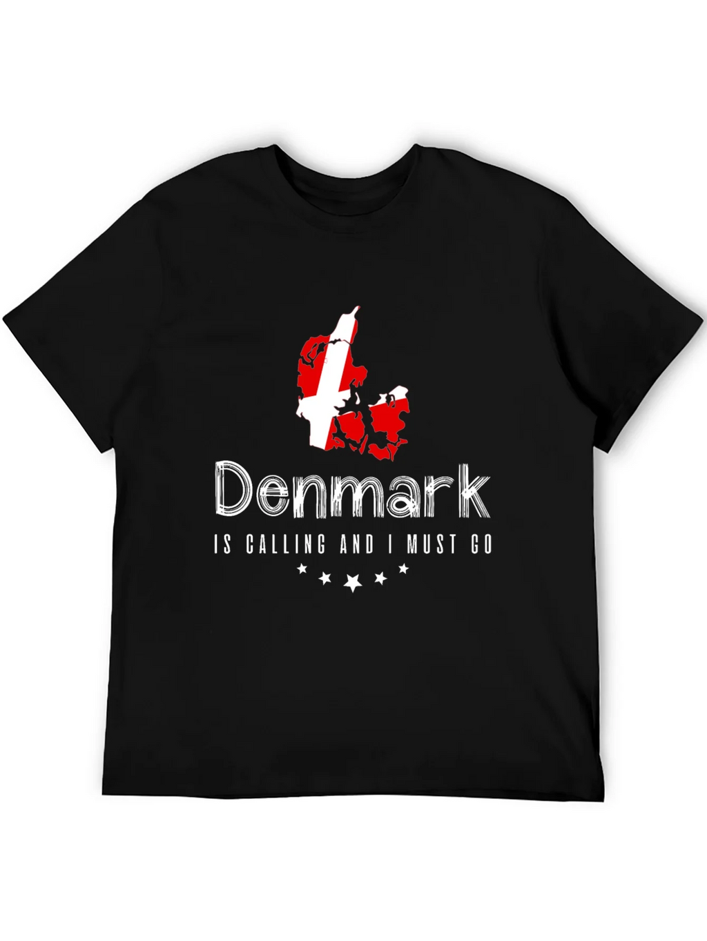 Denmark Calling Black T-Shirt product image 5
