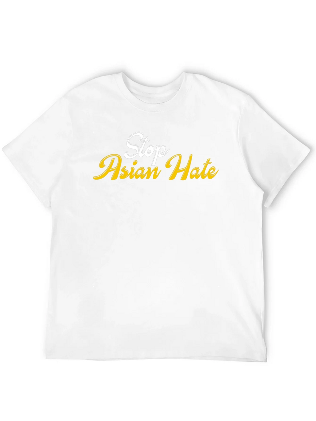 Stop Asian Hate T-Shirt - Black Crew Neck product image 9