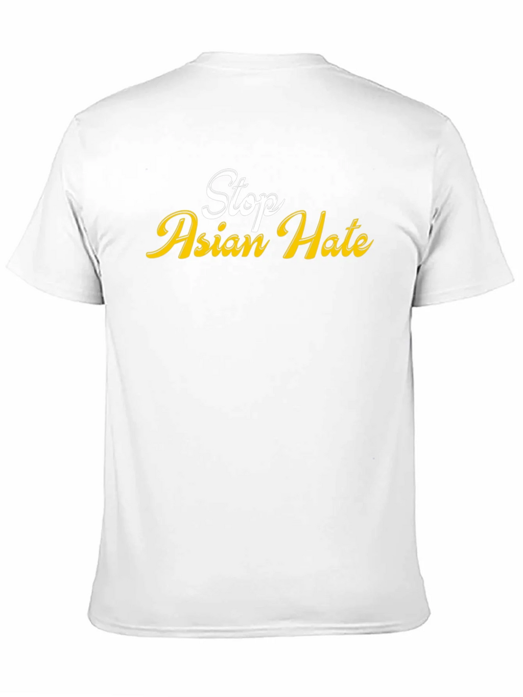 Stop Asian Hate T-Shirt - Black Crew Neck product image 8