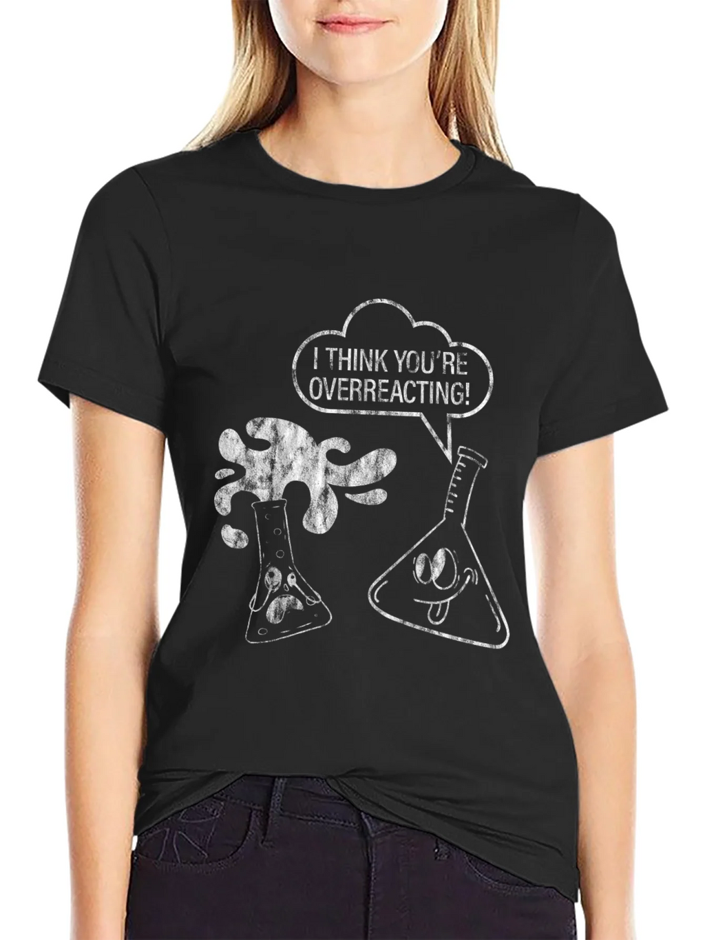 Overreacting Science Pun T-Shirt product image 2
