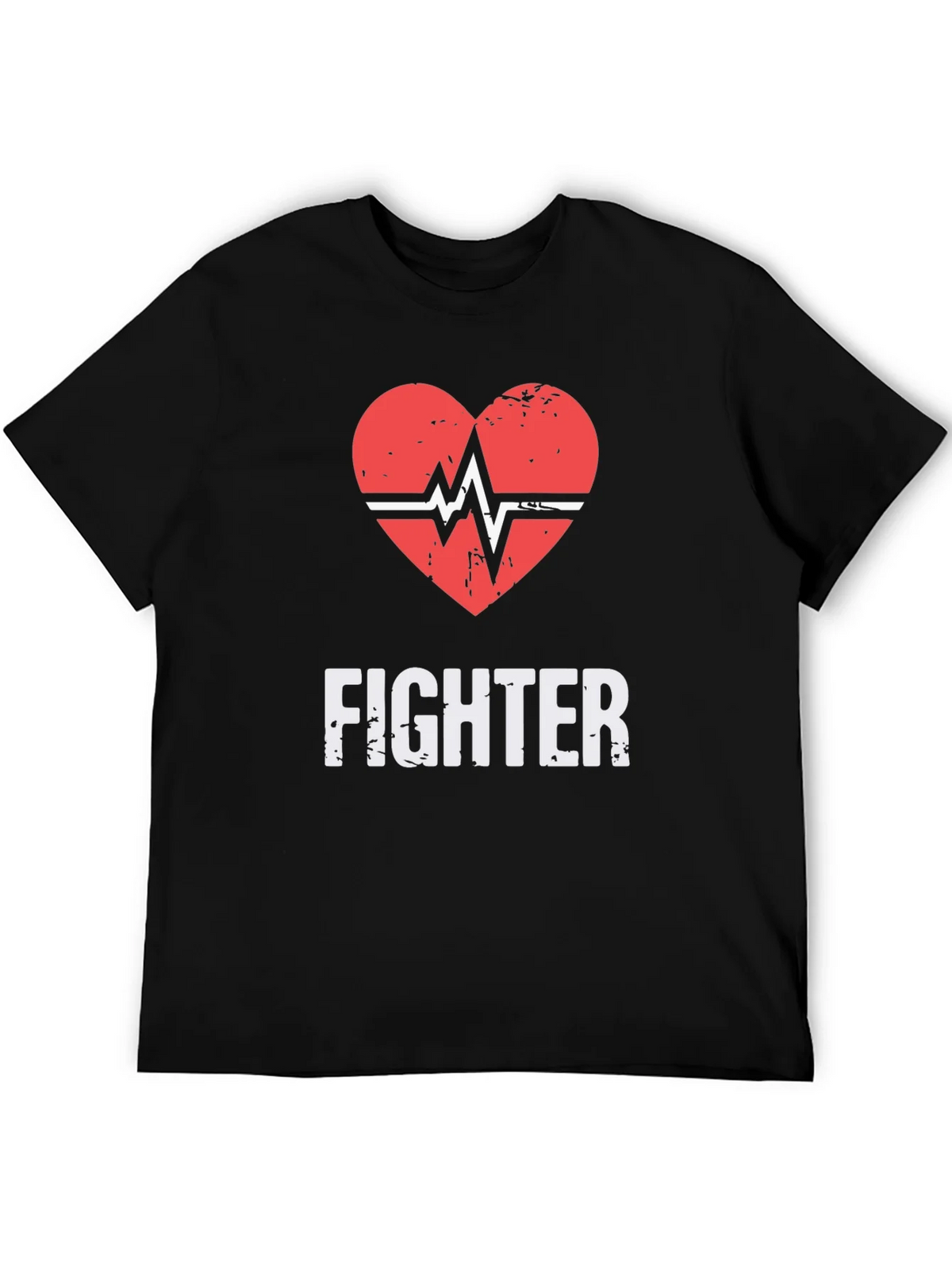 Fighter Heartbeat Graphic T-Shirt product image 5
