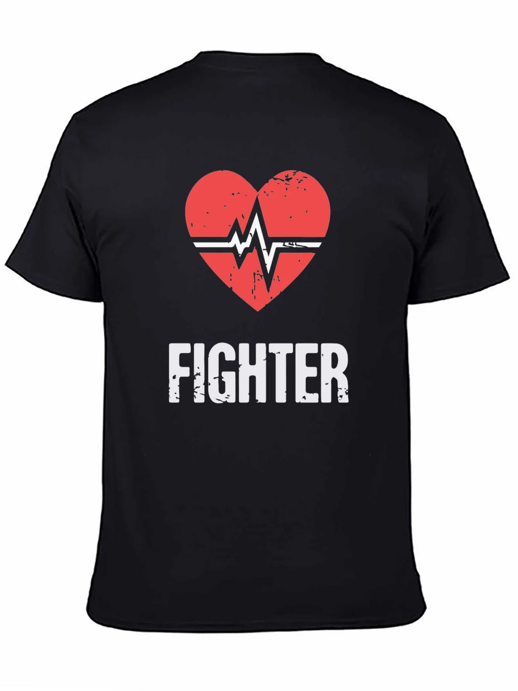 Fighter Heartbeat Graphic T-Shirt product image 4