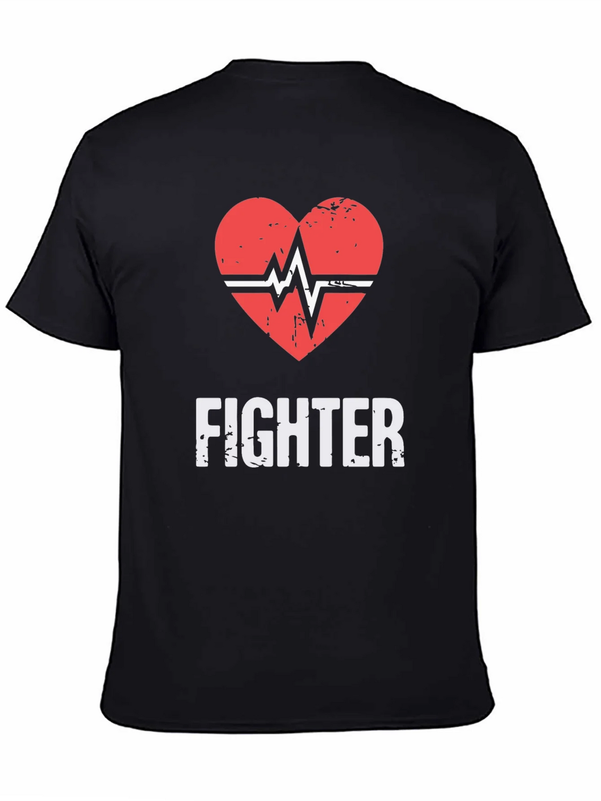 Fighter Heartbeat Graphic T-Shirt product image 4