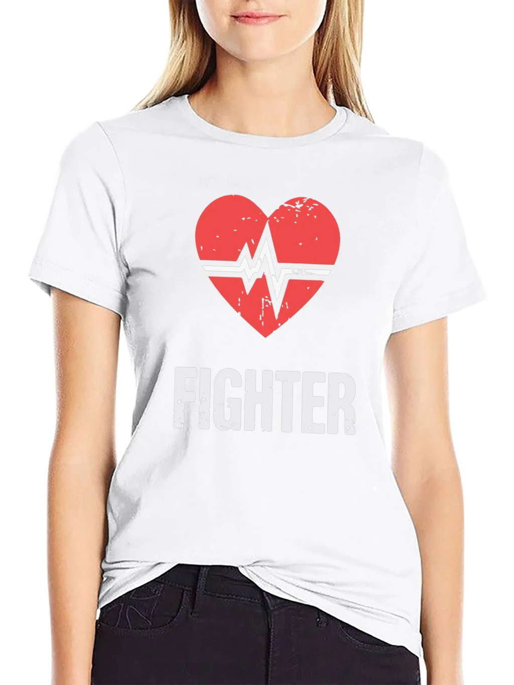 Fighter Heartbeat Graphic T-Shirt product image 8