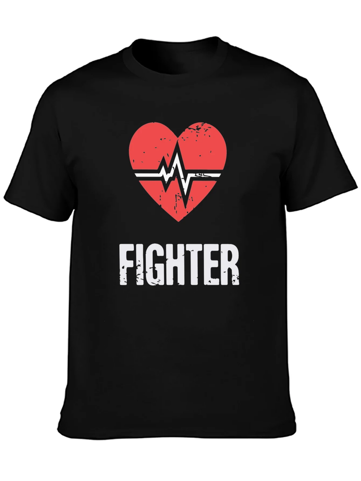 Fighter Heartbeat Graphic T-Shirt product image 3