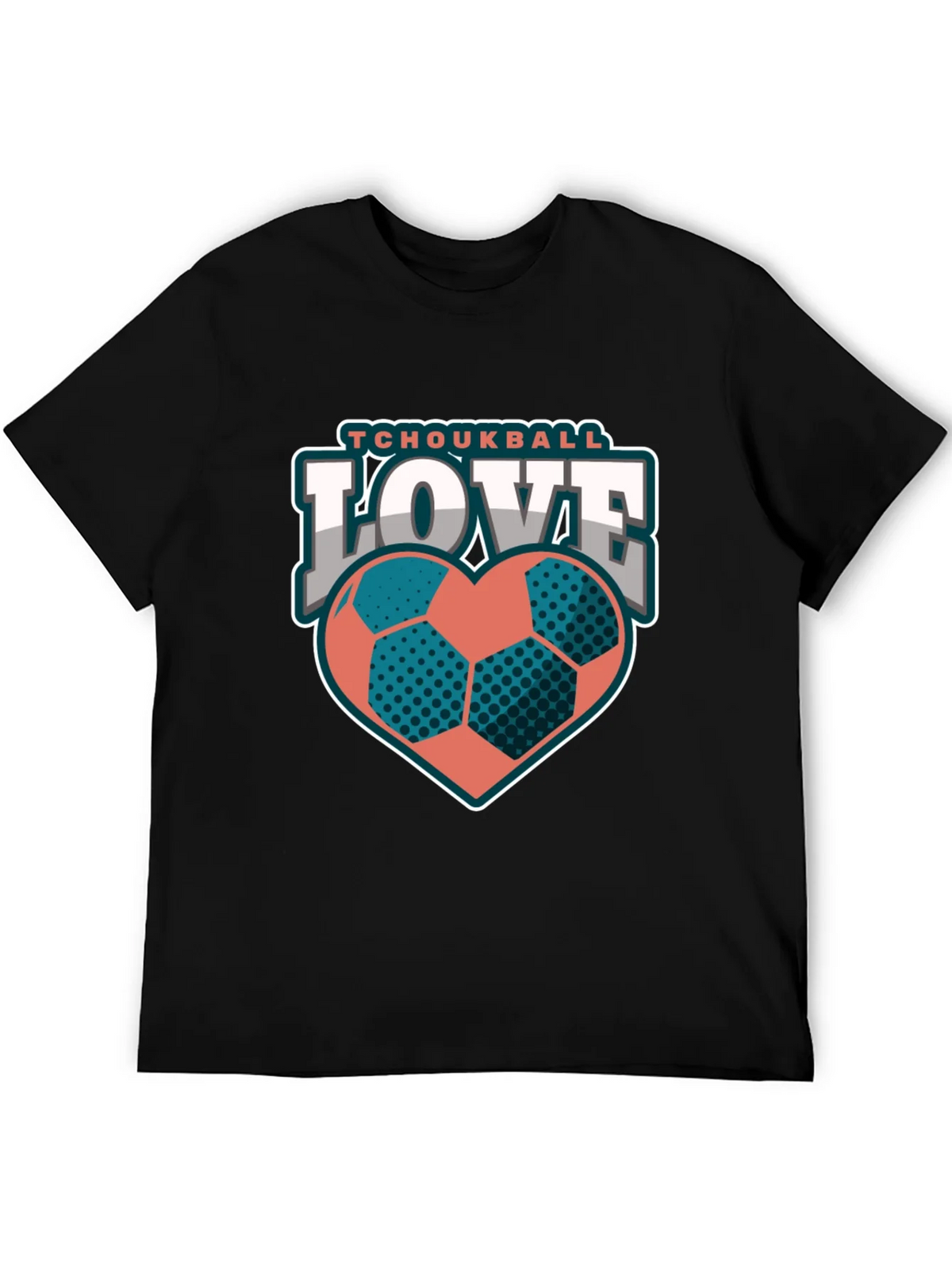 Tchoukball Love Heart Graphic T-Shirt product image 5