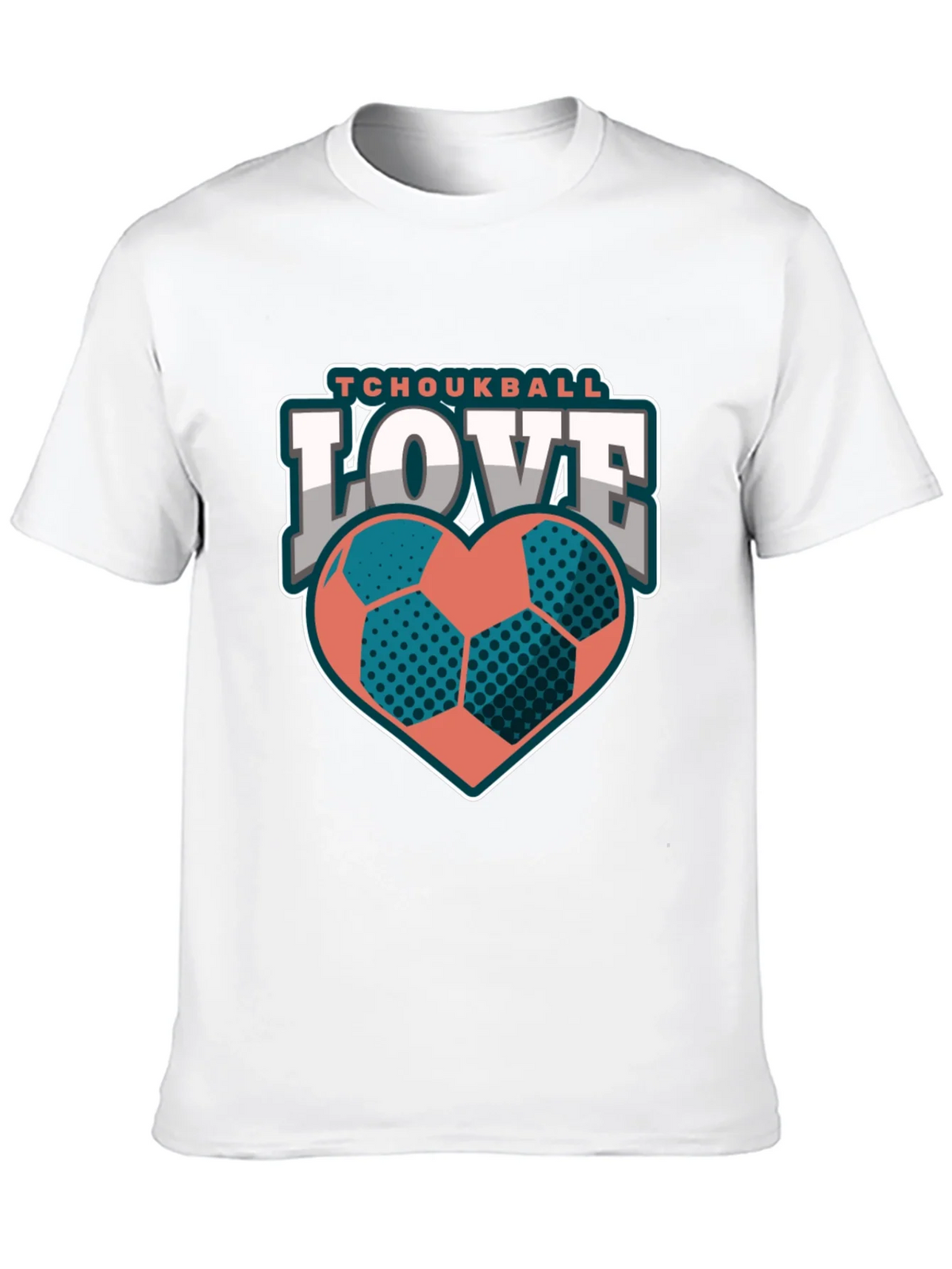 Tchoukball Love Heart Graphic T-Shirt product image 8