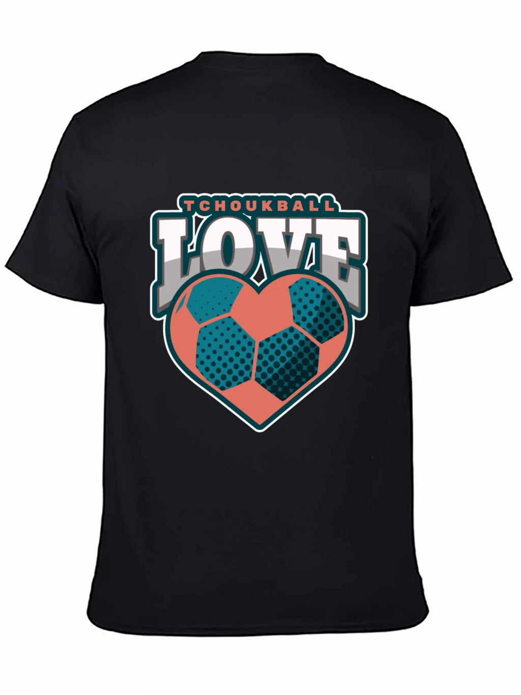 Tchoukball Love Heart Graphic T-Shirt product image 4