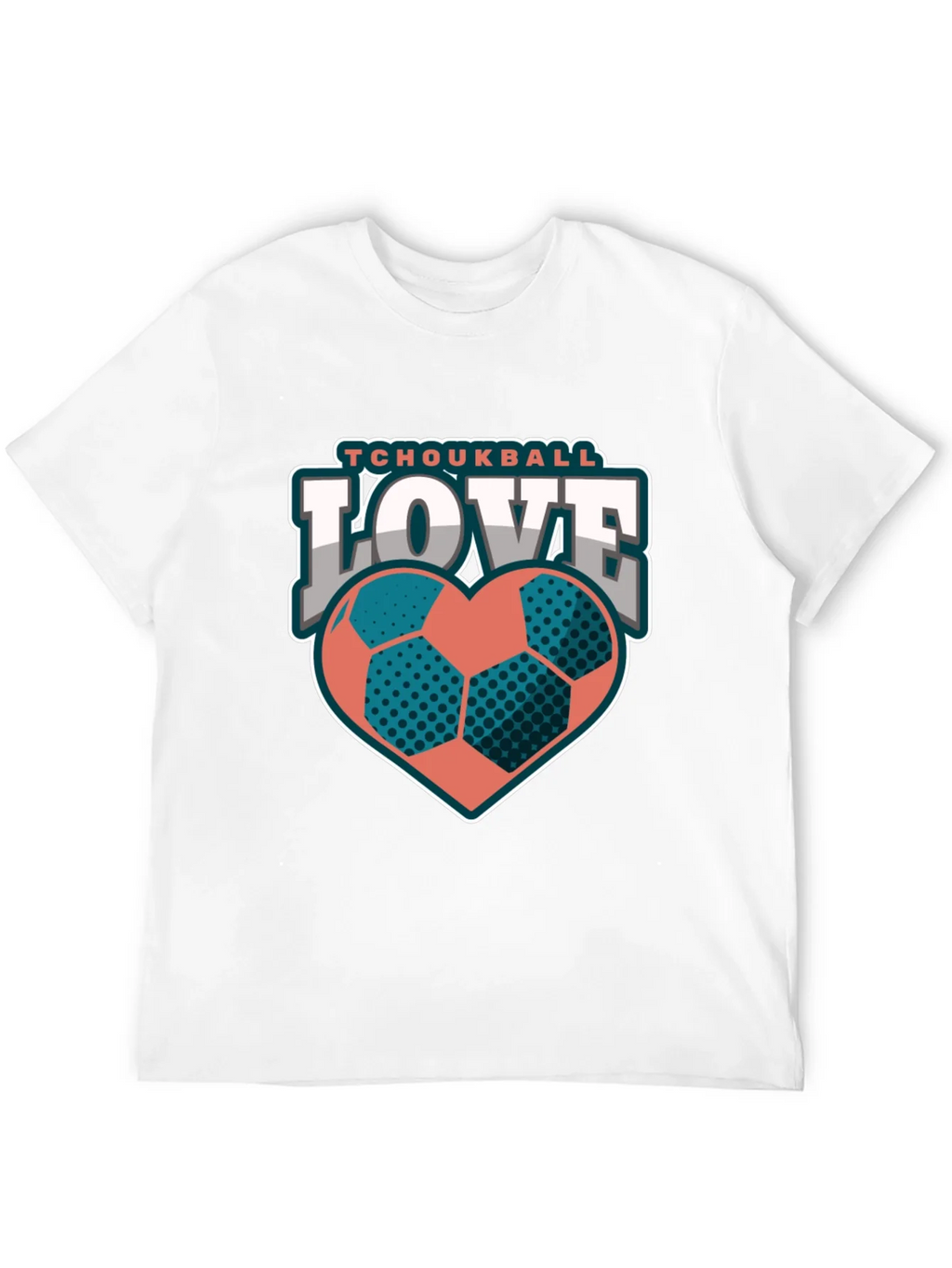 Tchoukball Love Heart Graphic T-Shirt product image 9