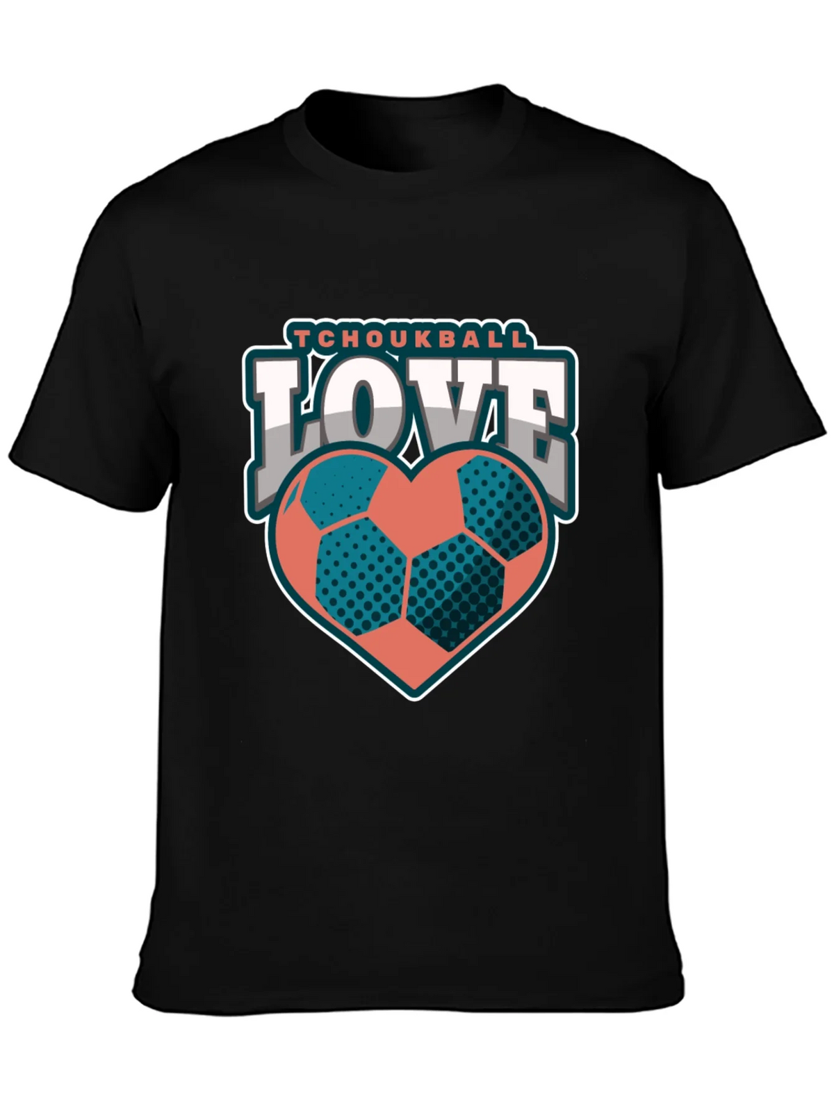 Tchoukball Love Heart Graphic T-Shirt product image 3