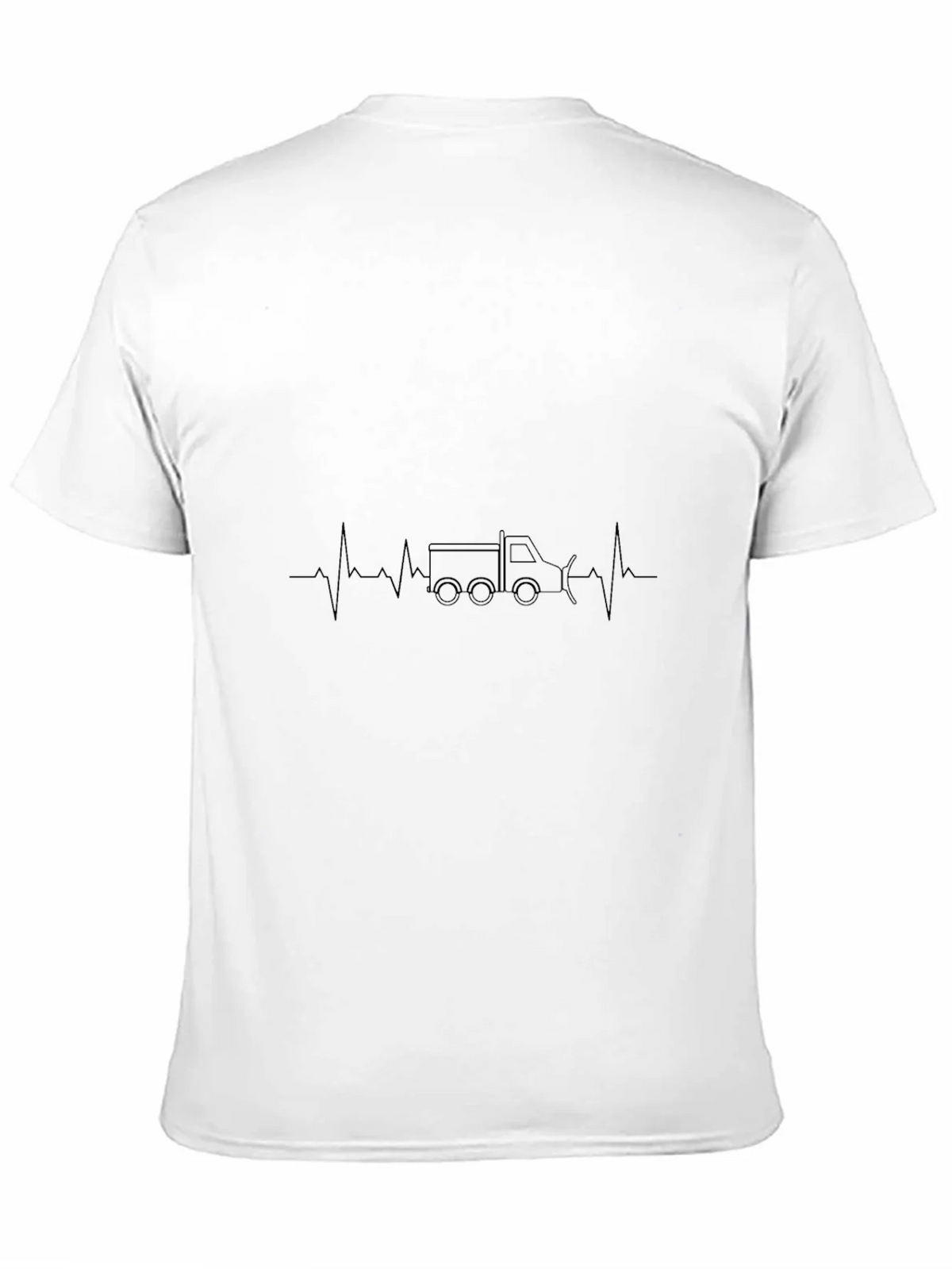Truck Heartbeat T-Shirt - Black product image 10