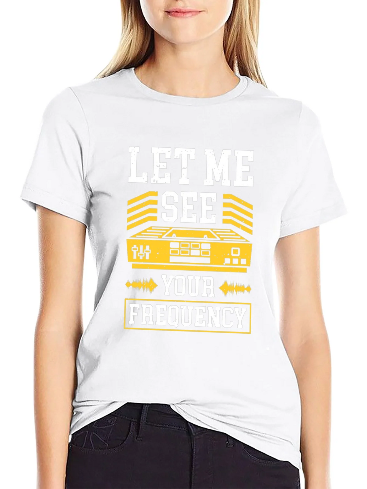 Let Me See Your Frequency T-Shirt - Black product image 1