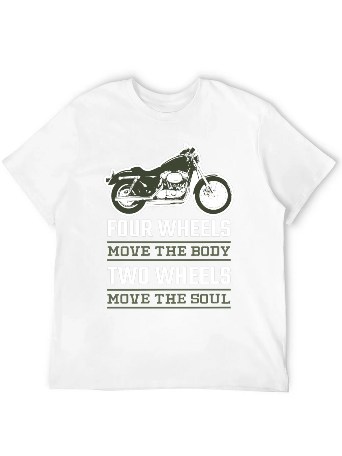 Motorcycle T-Shirt - Four Wheels Move The Body product image 11