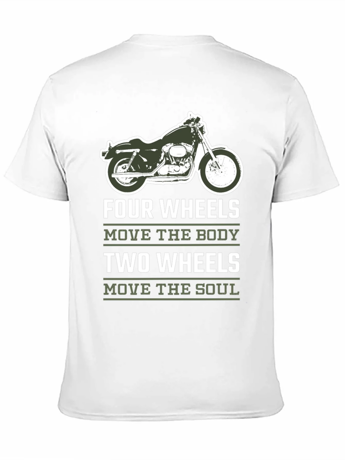 Motorcycle T-Shirt - Four Wheels Move The Body product image 10