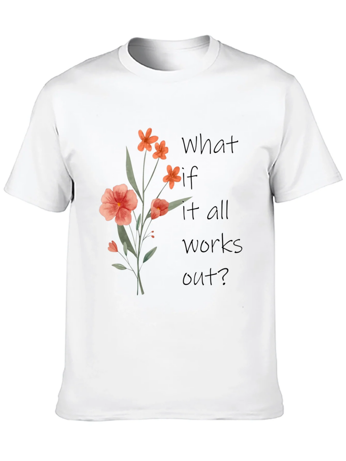 Floral Graphic T-Shirt - Positive Affirmation Tee product image 3