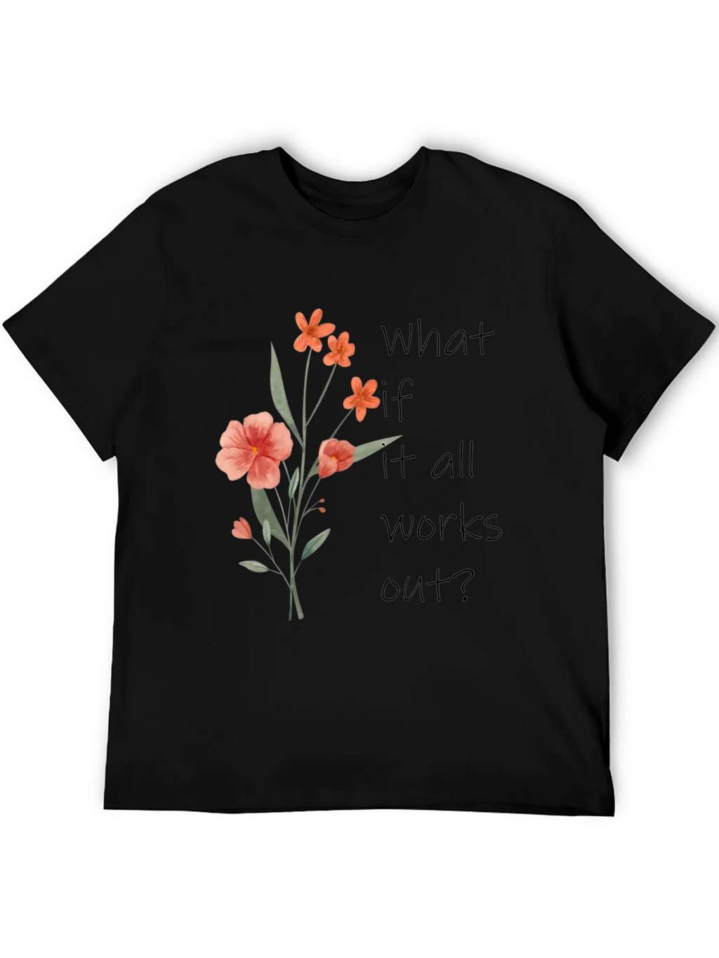Floral Graphic T-Shirt - Positive Affirmation Tee product image 2