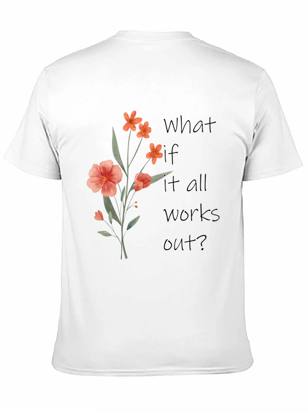 Floral Graphic T-Shirt - Positive Affirmation Tee product image 4