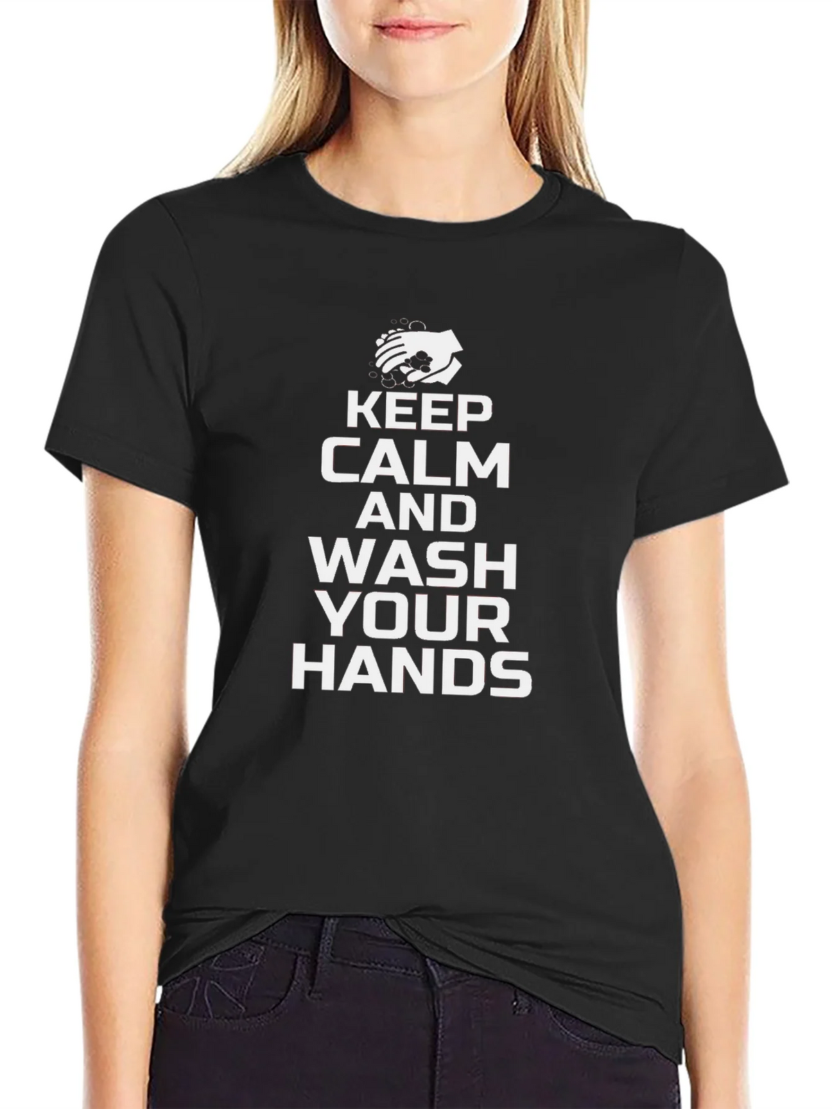 Keep Calm & Wash Your Hands Tee product image 2