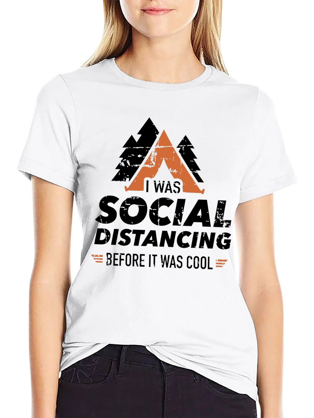 Social Distancing Before It Was Cool Graphic Tee product image 6