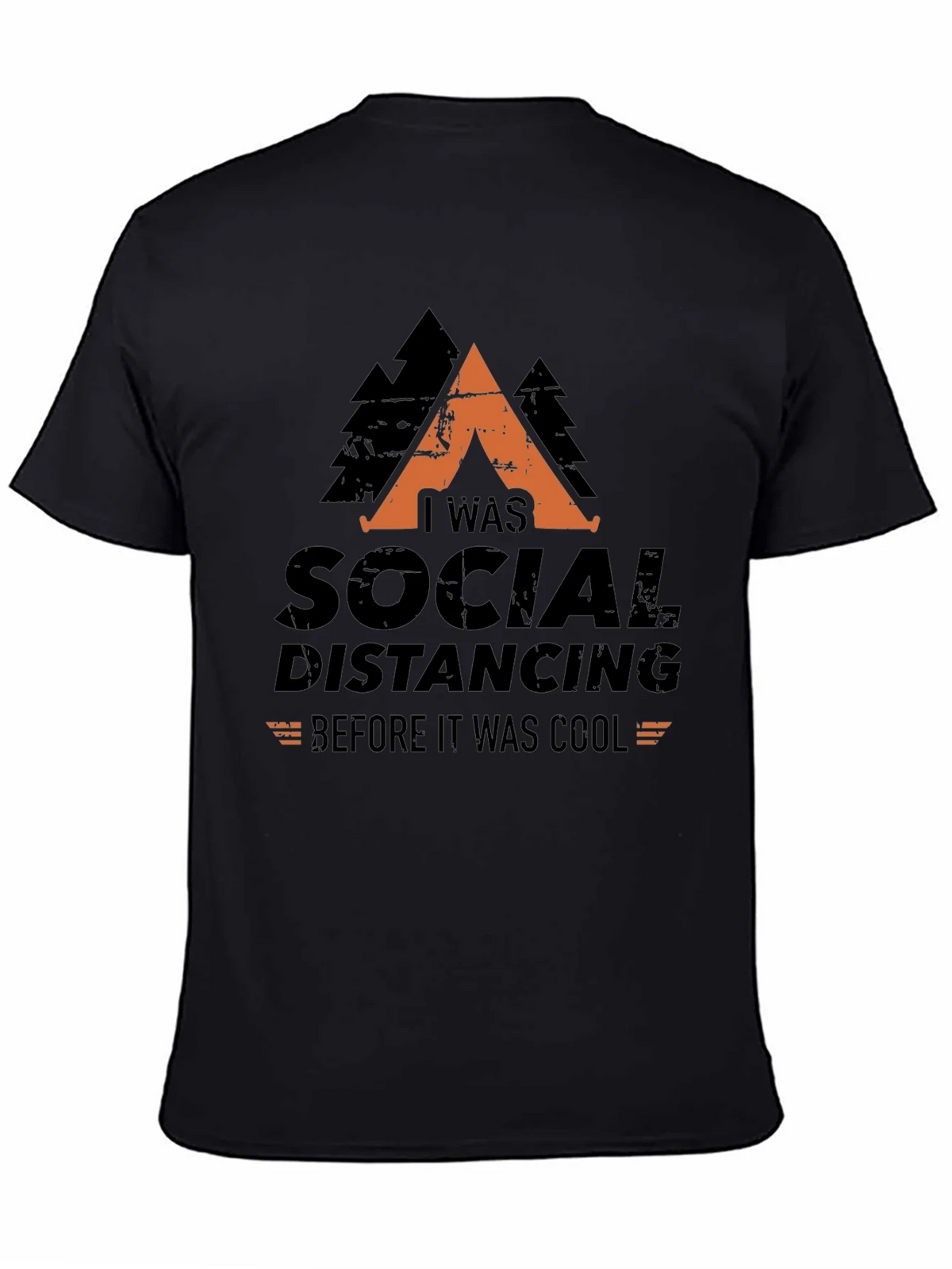 Social Distancing Before It Was Cool Graphic Tee product image 3