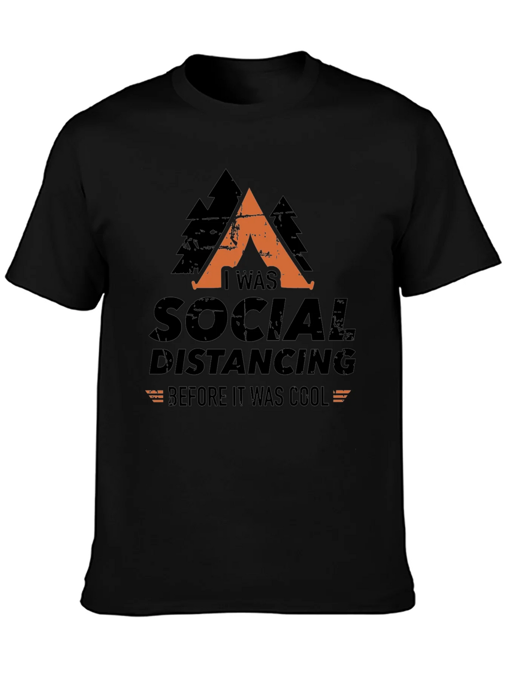 Social Distancing Before It Was Cool Graphic Tee product image 2