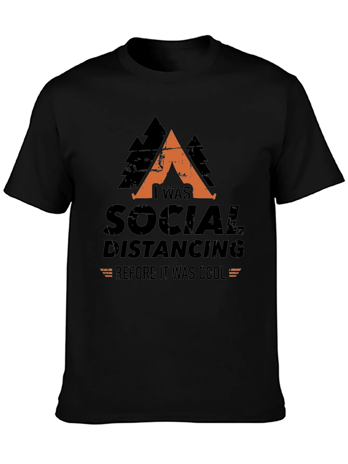 Social Distancing Before It Was Cool Graphic Tee product image 2