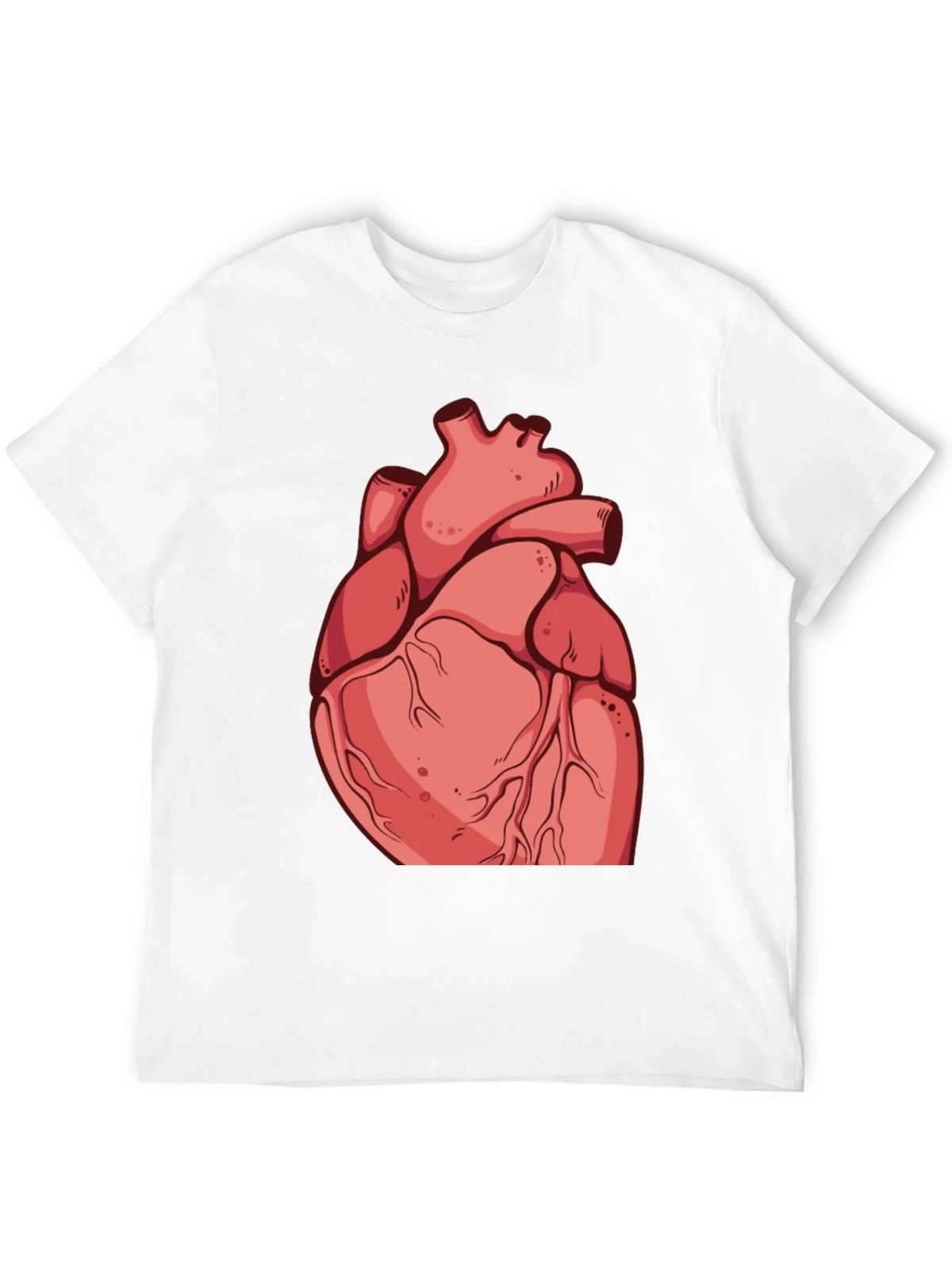 Anatomical Heart Graphic Tee - Black Cotton product image 10