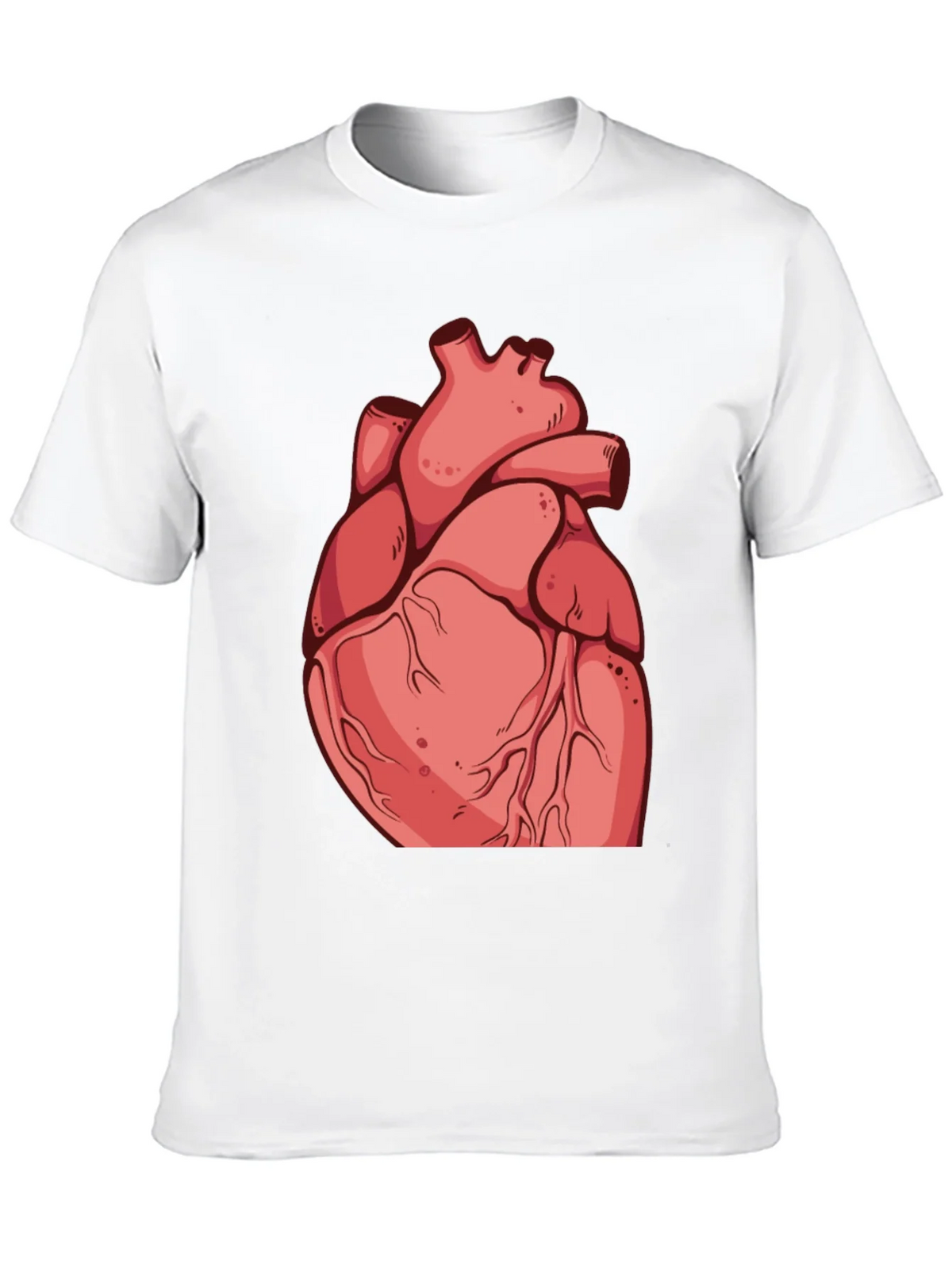 Anatomical Heart Graphic Tee - Black Cotton product image 8