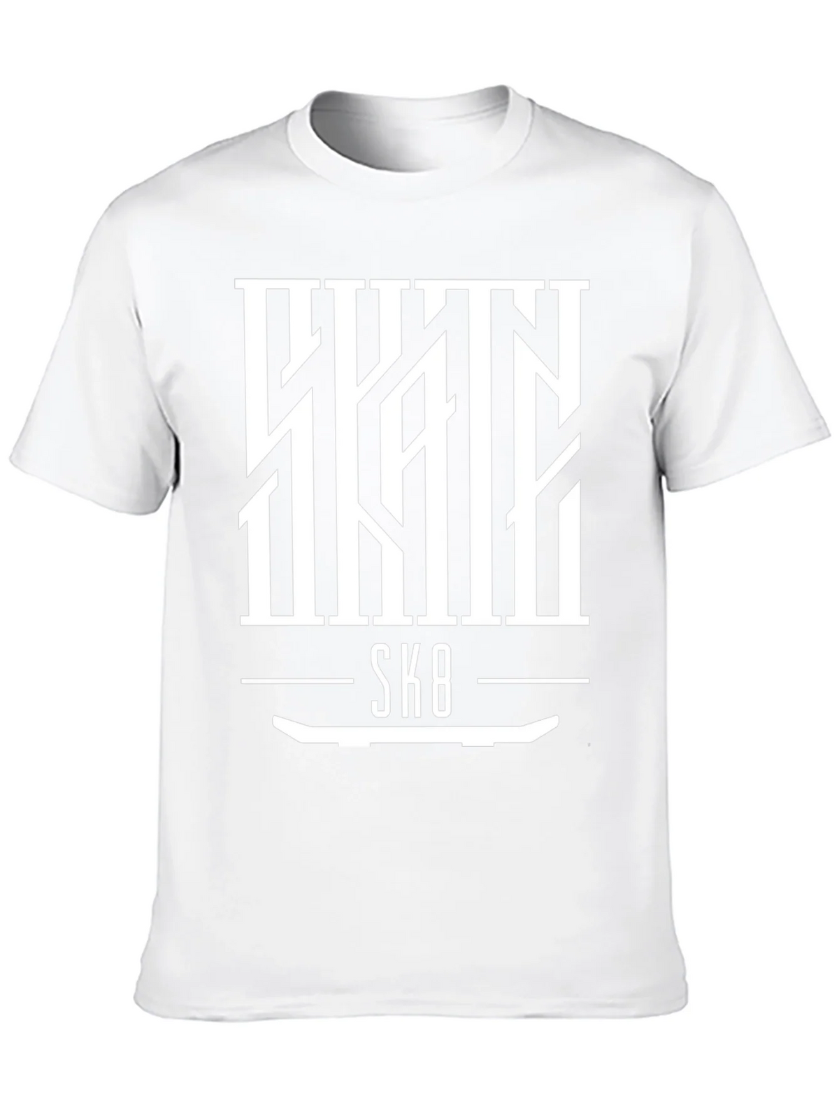 Skate SK8 Graphic Tee - Cool Skateboard Design product image 9