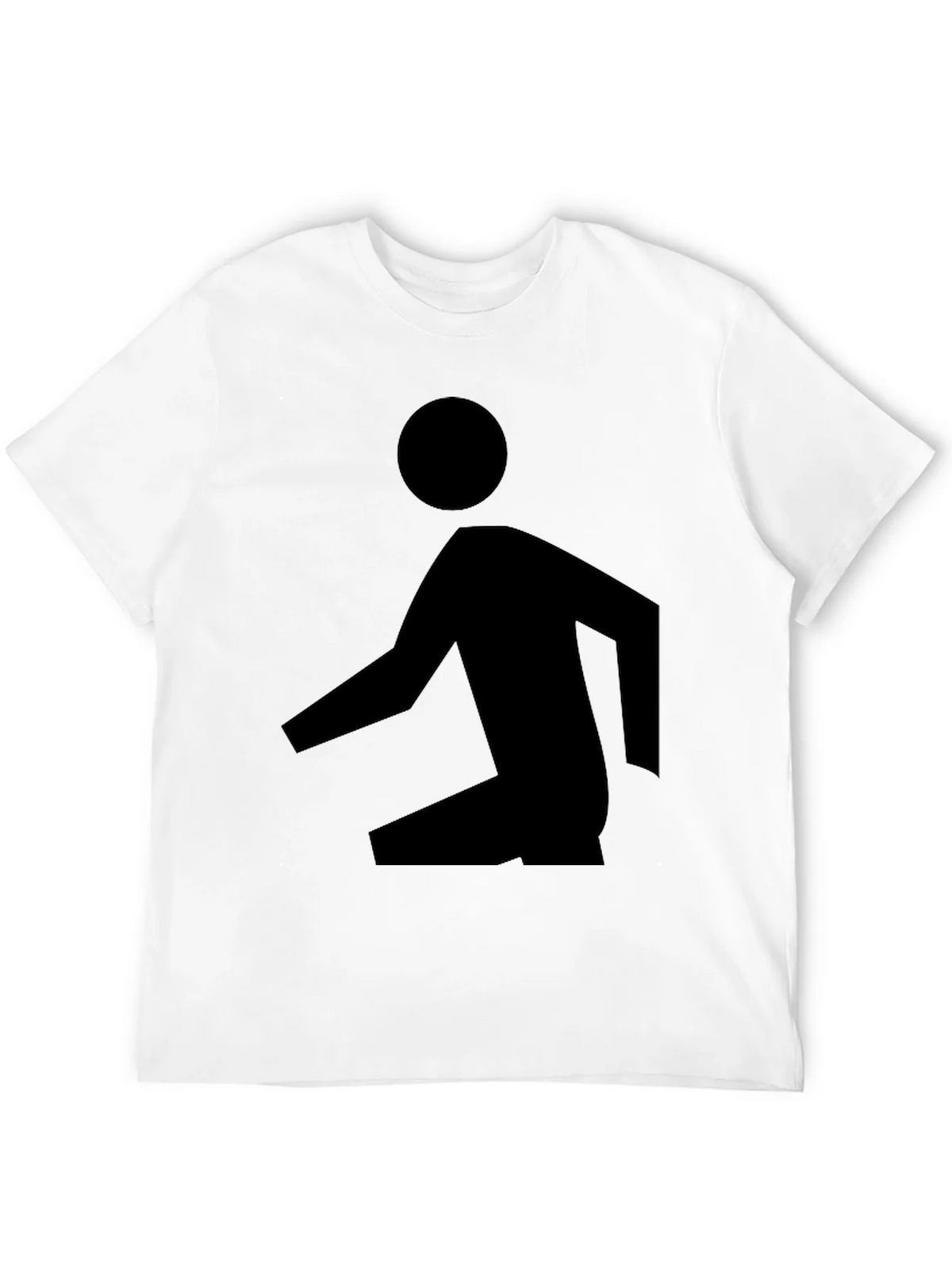 Abstract Man Black T-Shirt - Modern Graphic Tee product image 8