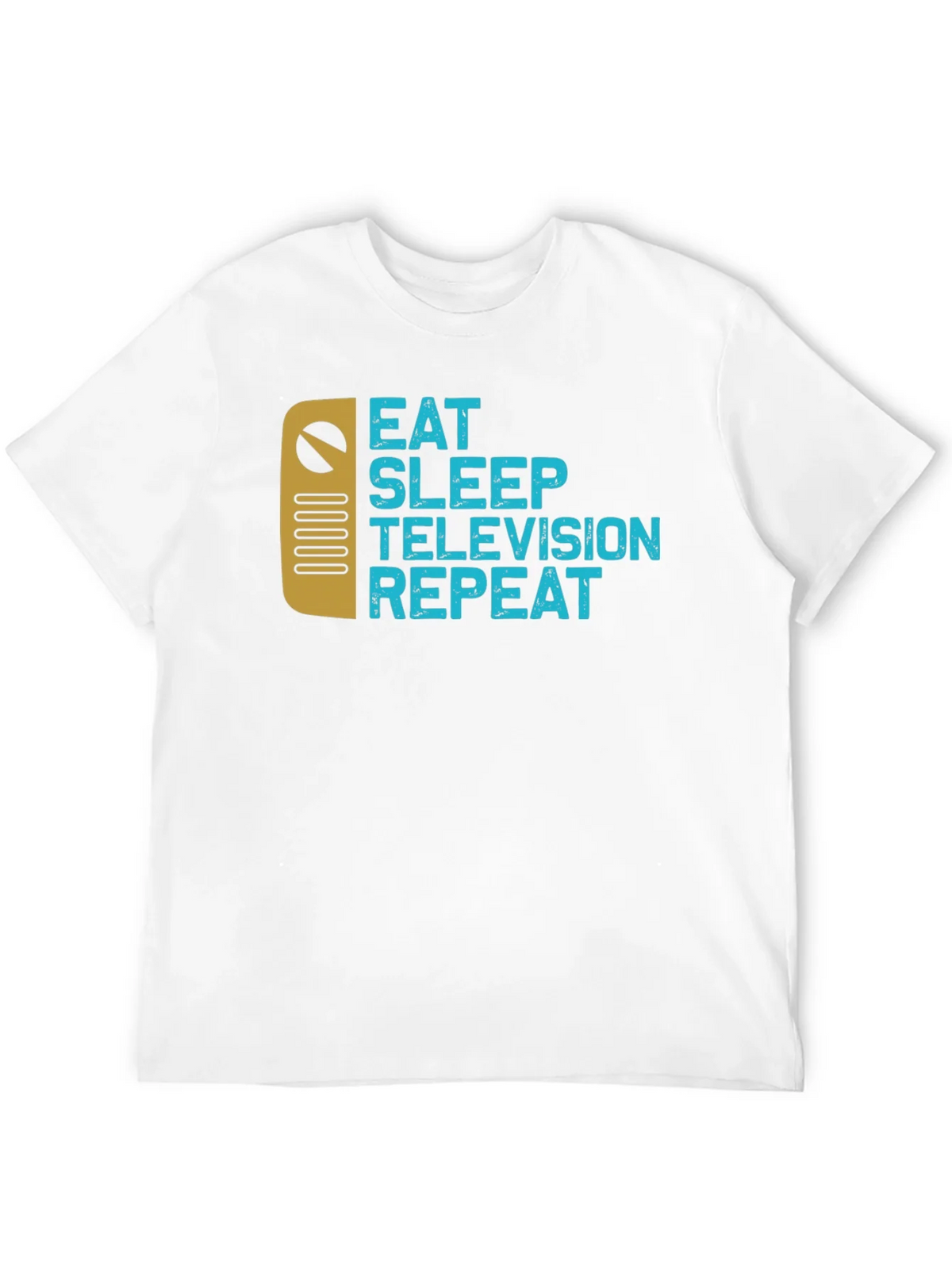 Eat Sleep Television Repeat Black Graphic Tee product image 11