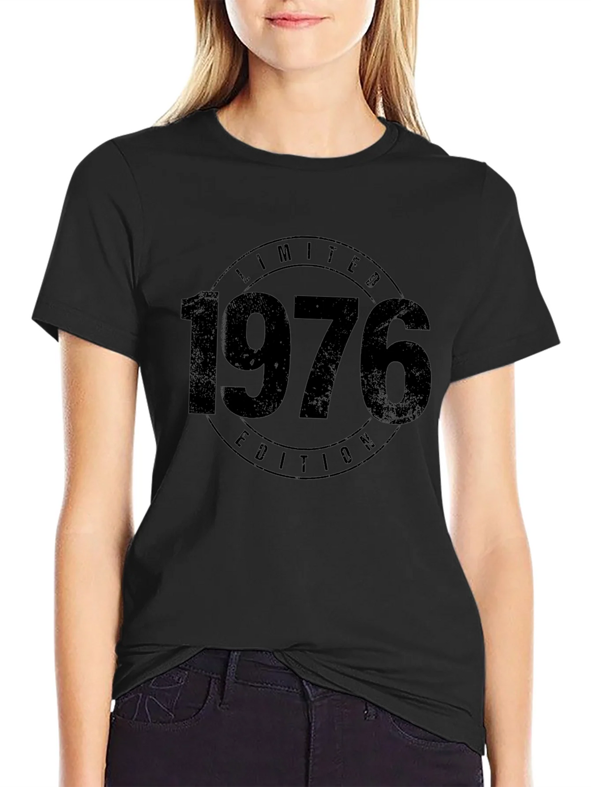 1976 Limited Edition Black Graphic T-Shirt product image 2